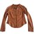 Autre Marque 'Maze' Jacket Caramel Leather  ref.23800