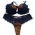 La Perla lingerie set Blue  ref.23858