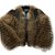 Yves Salomon Raposa de jaqueta de pele e marmota Cinza  ref.24001
