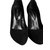 Sergio Rossi Heels Black Deerskin  ref.24224