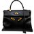 Hermès Kelly Black Leather  ref.24439