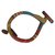 Hermès Pulsera "petit h" Multicolor Seda  ref.24458