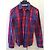 Camisa Zara de rayas rojas de algodón Talla S - vista 6