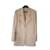 Chanel Jacket Beige Cotton  ref.24618