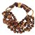 Christian Dior Necklace Brown Wood  ref.24800