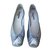 Repetto Ballet flats Silvery Leather  ref.24940