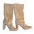 Chloé Boots Beige Leather  ref.25001
