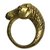 No Brand gold head horse ring Golden Yellow gold  ref.25038
