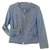 Céline Jacket Blue Cotton  ref.25245