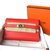 Hermès Bolso compacto kelly Naranja Cuero  ref.25289