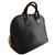 Alma Louis Vuitton Handbag Black Leather  ref.25332