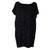 American Retro Dress Black Silk  ref.25645