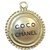 Coco Chanel Medaillon Golden Metall  ref.25710