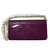 Louis Vuitton Pochette avec chaîne Cuir vernis Violet  ref.25762