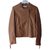 Gerard Darel Biker jacket Caramel Leather  ref.25807