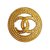Chanel Broche cc Dorado Chapado en oro  ref.25817