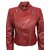 Catherine Malandrino Leather jacket Red  ref.25858