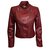 Catherine Malandrino Chaqueta de cuero Roja - vista 2