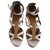 Hermès Sandals White Leather  ref.26216
