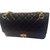 2.55 Chanel Handbag Black Leather  ref.26274