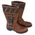 Fendi Boots Caramel Leather  ref.26396