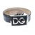 Dolce & Gabbana cinturón Negro Cuero  ref.26493