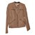 Ikks Leather jacket Light brown  ref.26572