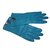 Kelly Hermès Gloves Blue Leather  ref.26689