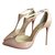 Christian Louboutin Heels Beige Patent leather  ref.26642