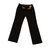Burberry Trousers Black Viscose  ref.26699