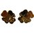 Yves Saint Laurent Earrings Golden Metal  ref.26703