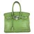 Hermès Birkin 35 Swift Vert Pelouse Green Olive green Leather  ref.26779