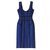 Herve Leger Dress Nero Blu Viscosa Poliammide  ref.26854