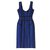 Herve Leger Kleid Schwarz Blau Viskose Polyamid  ref.26854