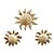 Yves Saint Laurent Conjuntos de joyería Dorado Metal  ref.26916