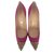 Christian Louboutin GEO PUMPS Suede Rose  ref.27217
