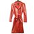Autre Marque Houidi Créateur  Coat Red Leather  ref.27226