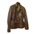 Autre Marque Jacket Khaki Leather  ref.27229