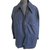 Chanel Coats parka Blue Cotton  ref.27344