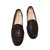 Chanel Flats Black Leather  ref.27355