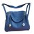 Hermès Sac Hermes Lindy 30 Cuir Bleu  ref.27462