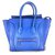 Céline Luggage blue Leather  ref.27473