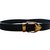 Louis Vuitton cinturón Negro Cuero  ref.27594
