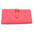 Hermès Geldbörse Pink Leder  ref.27666