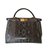Fendi Handbag Black Multiple colors Grey Exotic leather  ref.27669