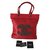 Chanel Handbag Red Leather  ref.27676