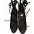 Sandali Giuseppe Zanotti Neri in Pelle di Cervo 38.5IT Nero