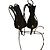Sandali Giuseppe Zanotti Neri in Pelle di Cervo 38.5IT Nero - vista 2