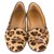 Gucci Flats Brown Pony-style calfskin  ref.27831