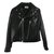 Saint Laurent Leather jacket Black Lambskin  ref.28133